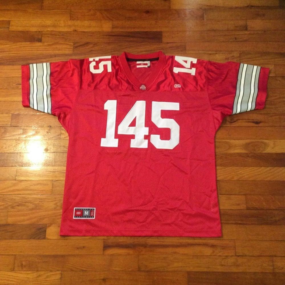 Headmaster Ohio State Buckeyes Jersey #145 Rare Adult M Sewn fits like XL